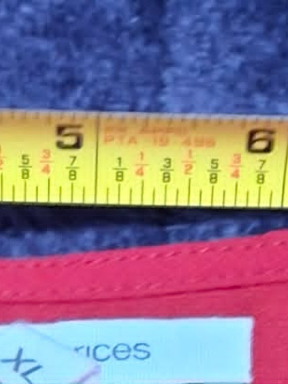 Gently Used Red Polyester Shirt 1 Call Out - Picture 5 of 9
